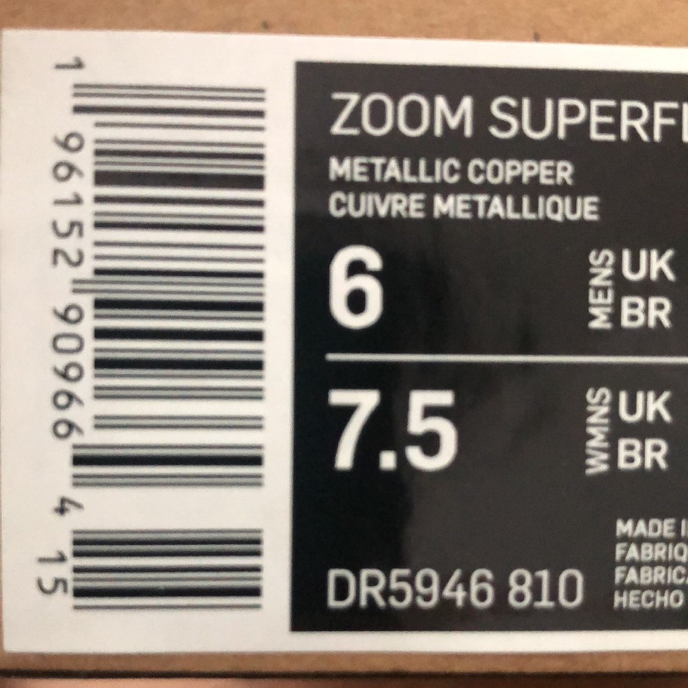 Zoom Superfly 9 Academy Metallic 6 - Picture 8 of 8